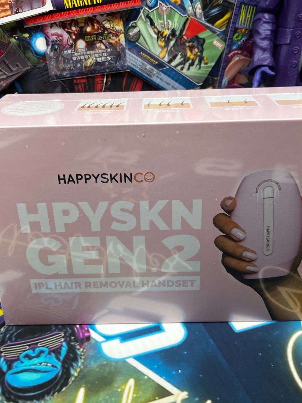 Happyskin HPYSK N Gen.2 Pink IPL Hair Removal Handset